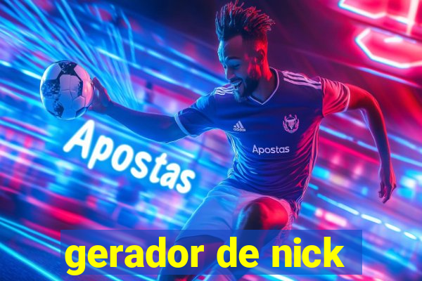 gerador de nick